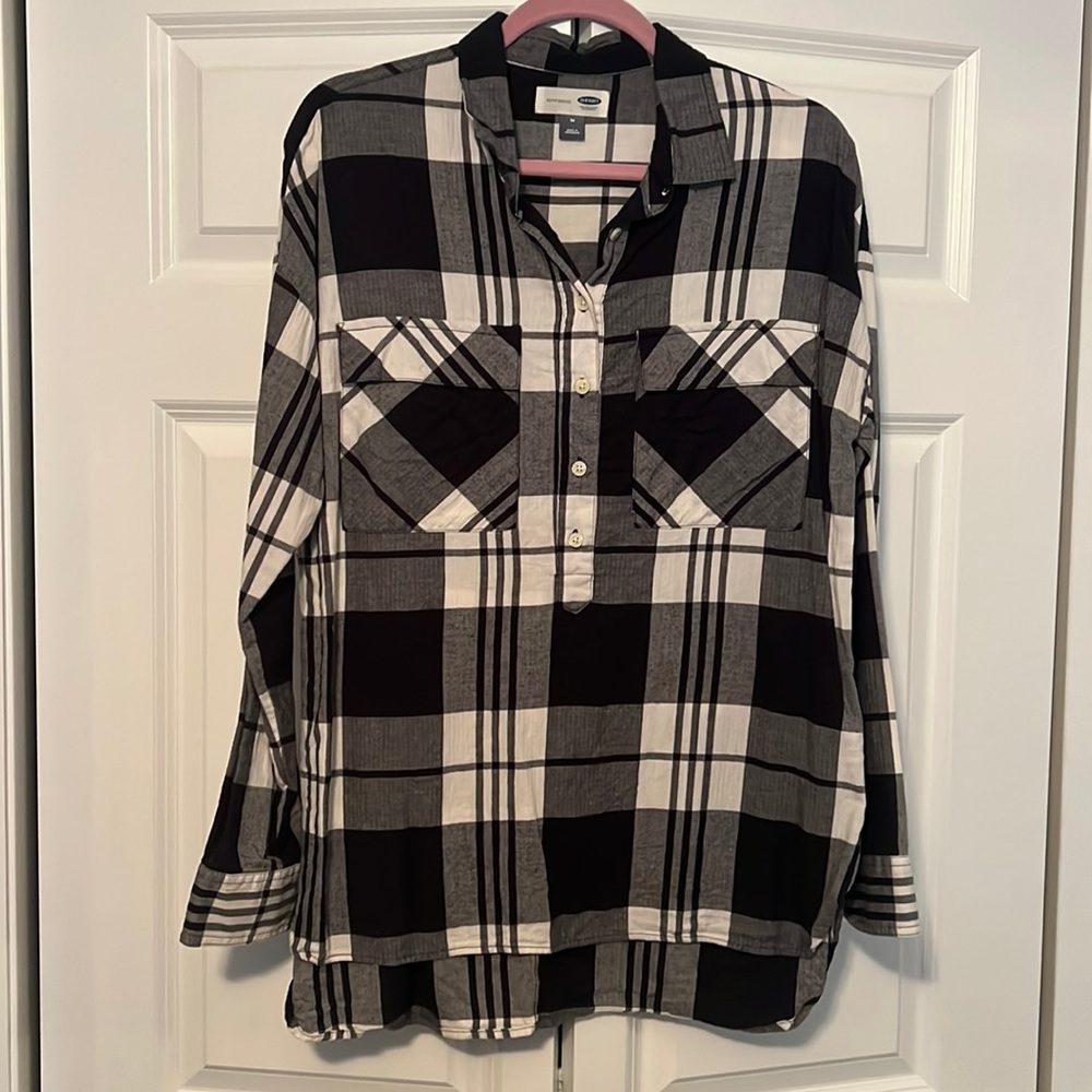 Old Navy plaid flannel
